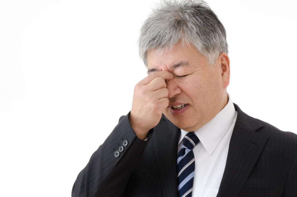 疲れたサラリーマン